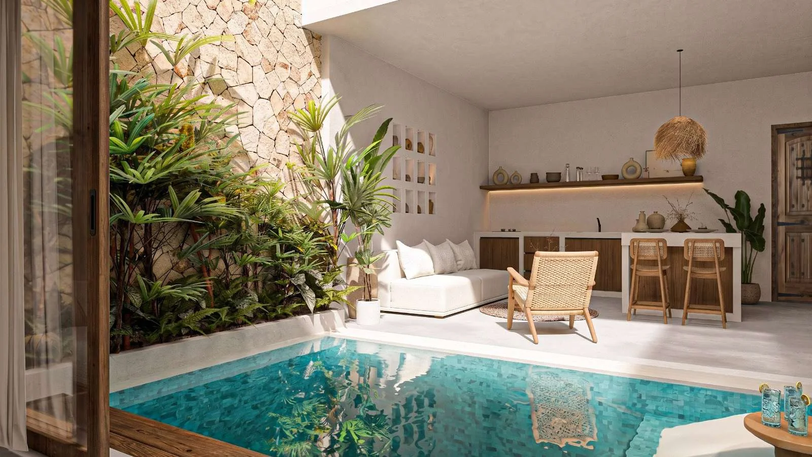 Salina Villas con piscina privada en Kuta Lombok